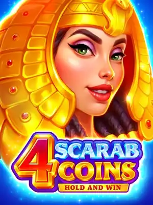 4 Scarab Coins Hold and Win